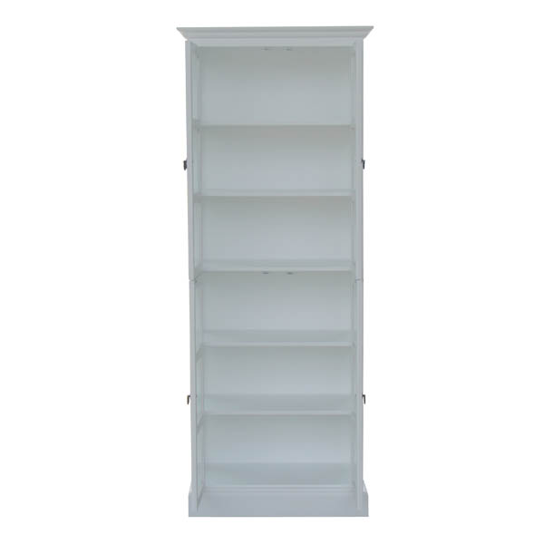 white display cabinet